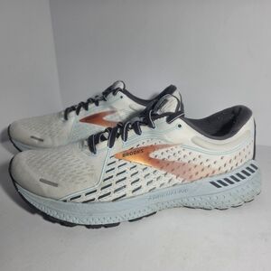 Brooks Adrenaline GTS 21 Women's Running Shoes Size 9 B White Alloy Copper